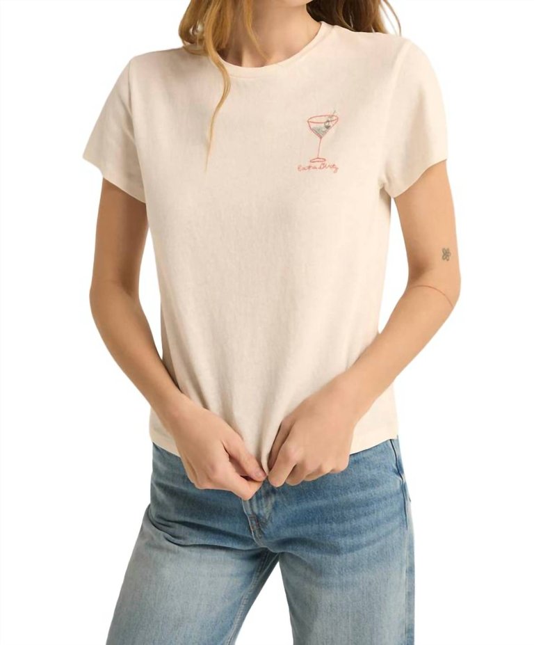 Extra Dirty Day Trip Tee In Sea Salt - Sea Salt