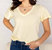 Fallon Flutter Tee In Lemon Zest - Lemon Zest