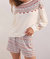 Get Away Fair Isle Long Sleeve Top In Bone