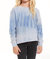 Girls Tie Dye Modern Weekender Top In Blue - Blue