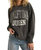 Halftime Sunday Sweatshirt In Black Sand - Black Sand