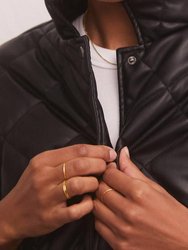 Heritage Faux Leather Jacket