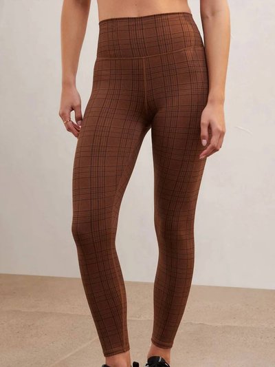 Z Supply Houndstooth 7/8 Leggings In Bourbon product