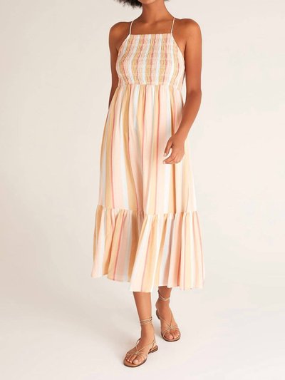 Z Supply Jazmin Striped Maxi Dress In Orange Multi product