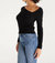 Karlie Asymmetrical Top In Black