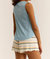 Kayla Lake Life Tank Top In Light Blue