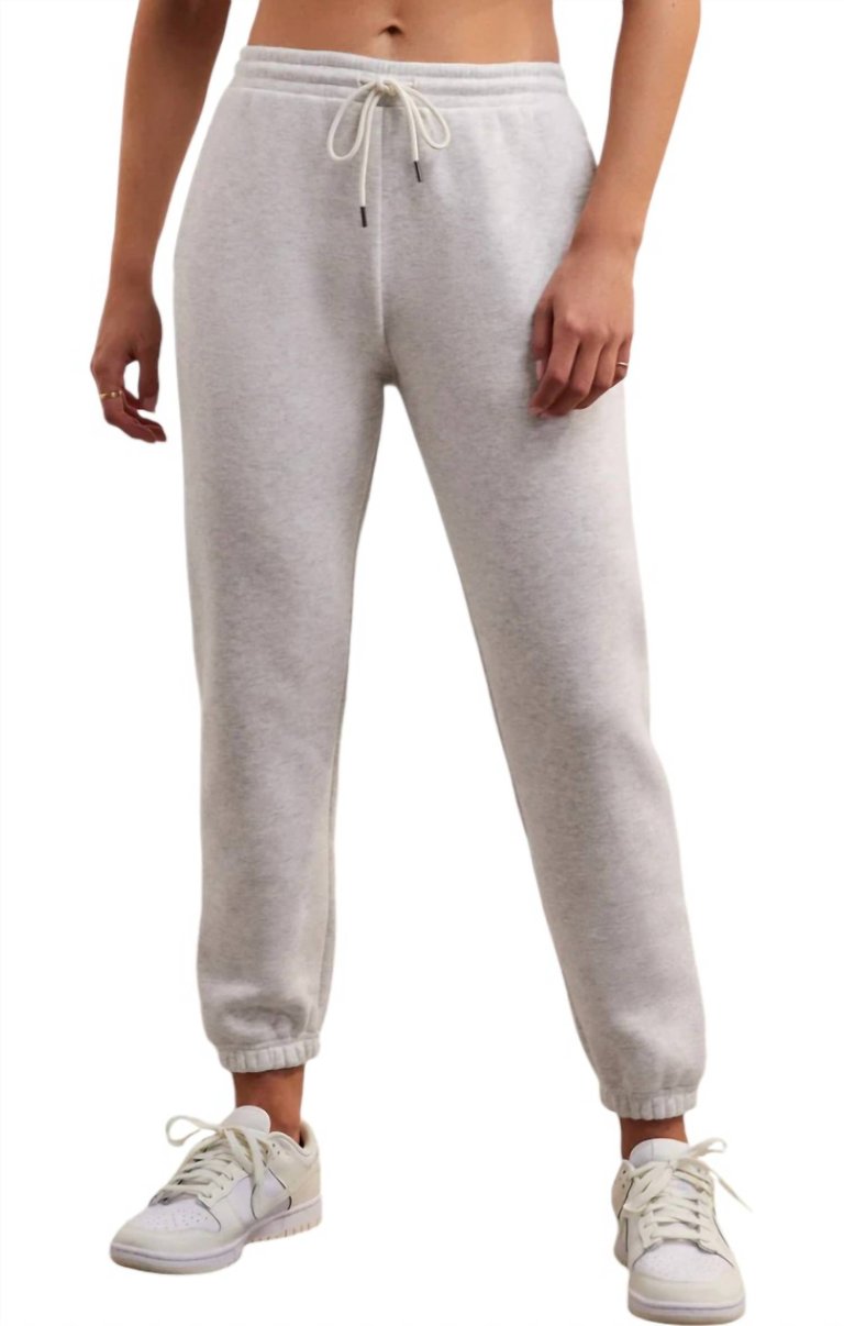 Kick Start Jogger Pants In Light Heather Grey