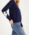 Larisa Bolt Sweater In Navy