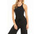 Layer Up Rib Tank Top In Black