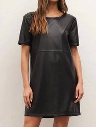 London Faux Leather Dress