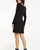 Loren Marled Dress In Black