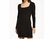 Loren Marled Dress In Black - Black