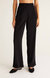 Lucy Twill Pant In Black - Black