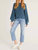 Lyndon Chunky Sweater In Caribbean Blue - Caribbean Blue