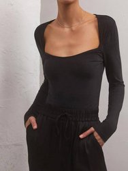 Mara Knotted Top - Black