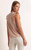 Marielle Flutter Tank Top In Soft Pink