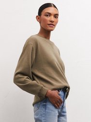 Marina Brushed Rib Sweatshirt