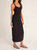 Melody Midi Rib Dress In Black