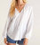 Niki Slub Top In White - White