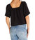 No Rules Gauze Top In Black