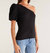 Penelope One Shoulder Top In Black