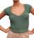 Prim Sweater Top In Emerald - Emerald