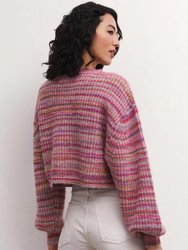 Prism Metallic Stripe Sweater