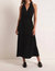 Rhea Midi Dress - Black