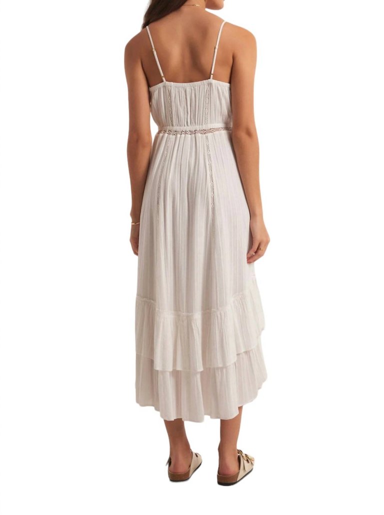 Rose Maxi Dress In White