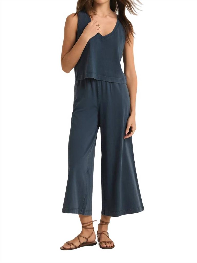 Scout Flare Pants In Midnight - Midnight