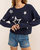 Seeing Stars Sweater In Captain Navy