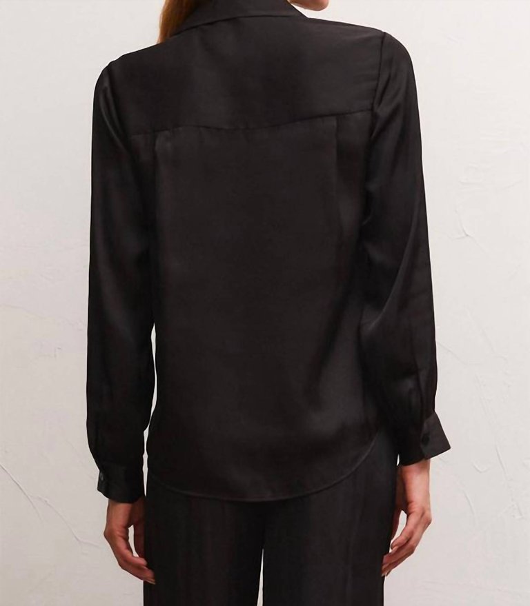 Serenity Lux Sheen Top In Black