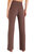 Show Some Flare Rib Pant In Brown