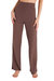 Show Some Flare Rib Pant In Brown - Brown