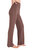 Show Some Flare Rib Pant In Brown