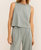 Sloane Jersey Muscle Tank In Harbor Gray - Harbor Gray