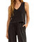 Sloane V Neck Tank In Black