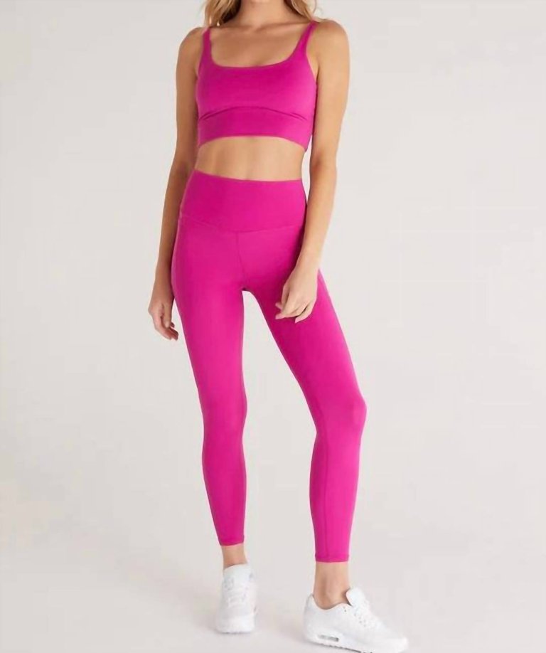 So Smooth 7/8 Legging In Jewel Pink - Jewel Pink