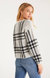 Solange Plaid Sweater In Oatmeal