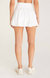 Sporty Tiered Skirt In White