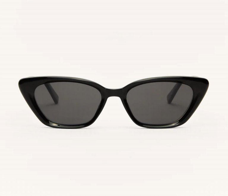 Staycation Sunglasses In Black/gray - Black/Gray