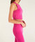 Strength High Neck Tank In Fuchsia