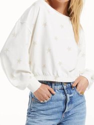 Summer Star Sweatshirt - White