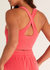 Sunny Loop Terry Tank Bra In Strawberry