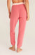 Sweetie Brushed Jogger In Pink