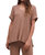 Take It Easy Rib Tunic - Maple Heather