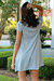 Tempo T-Shirt Dress In Gray