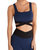 That's A Wrap Bra In Black/blue - Black/blue