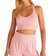 Tia Pointelle Tank Bra In Pink - Pink