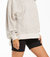 Tonal Leopard Modern Weekender Sweater In Sandshell